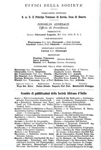 Bollettino della Società africana d'Italia periodico mensile