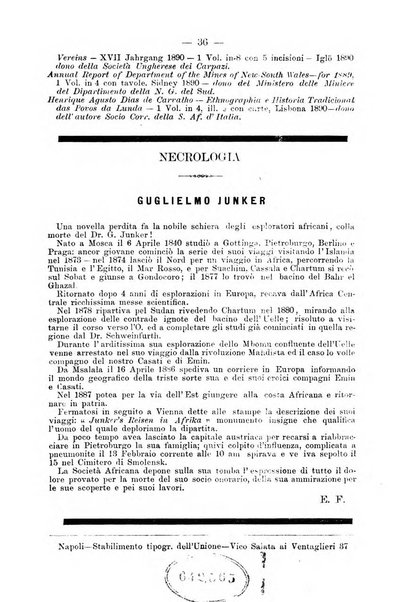 Bollettino della Società africana d'Italia periodico mensile