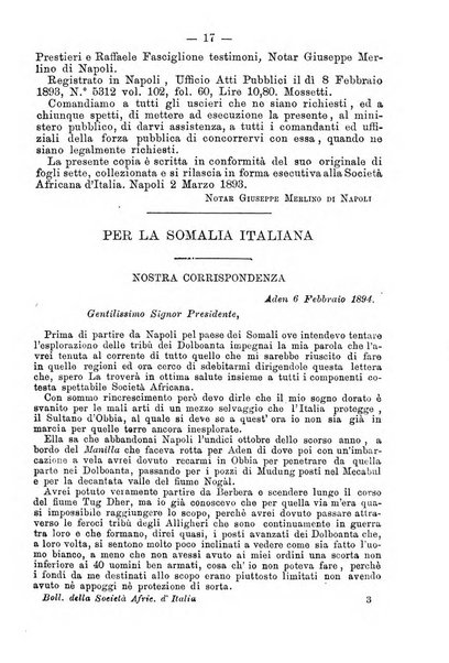 Bollettino della Società africana d'Italia periodico mensile