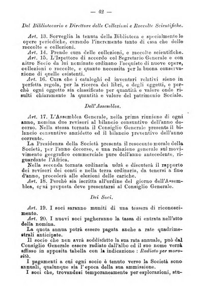 Bollettino della Società africana d'Italia periodico mensile