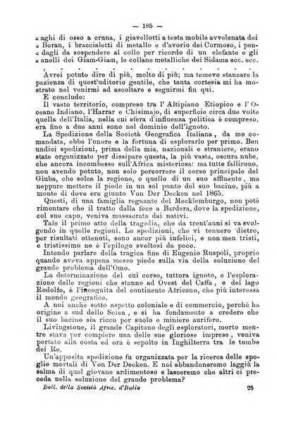 Bollettino della Società africana d'Italia periodico mensile