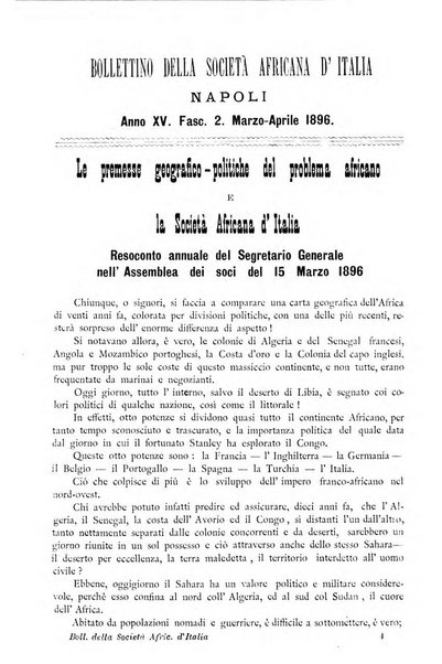 Bollettino della Società africana d'Italia periodico mensile