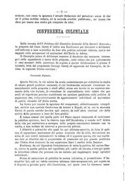 Bollettino della Società africana d'Italia periodico mensile