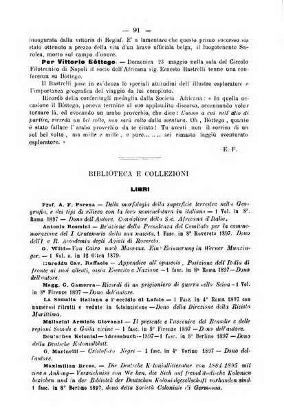 Bollettino della Società africana d'Italia periodico mensile