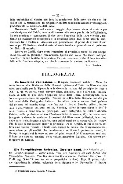 Bollettino della Società africana d'Italia periodico mensile