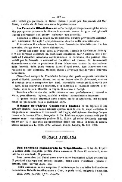 Bollettino della Società africana d'Italia periodico mensile