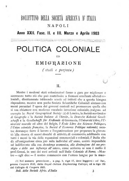 Bollettino della Società africana d'Italia periodico mensile