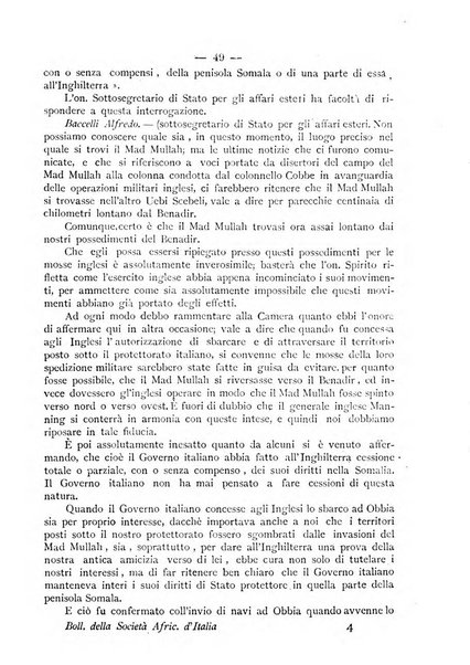 Bollettino della Società africana d'Italia periodico mensile