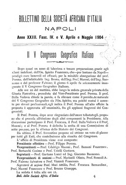 Bollettino della Società africana d'Italia periodico mensile