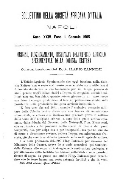 Bollettino della Società africana d'Italia periodico mensile