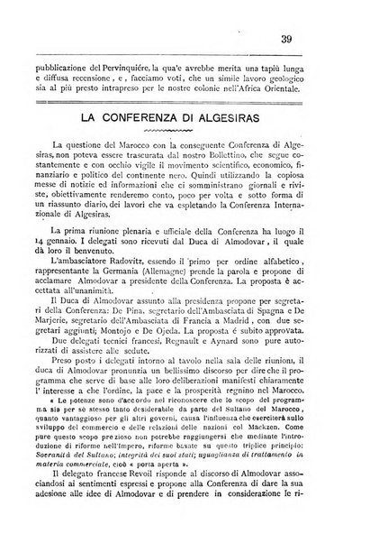 Bollettino della Società africana d'Italia periodico mensile