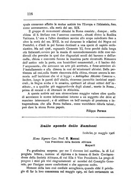 Bollettino della Società africana d'Italia periodico mensile