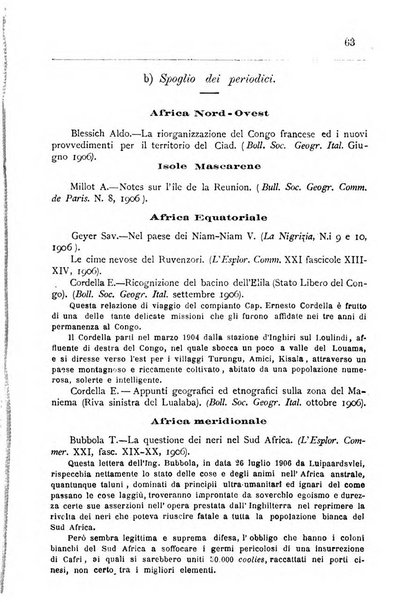 Bollettino della Società africana d'Italia periodico mensile