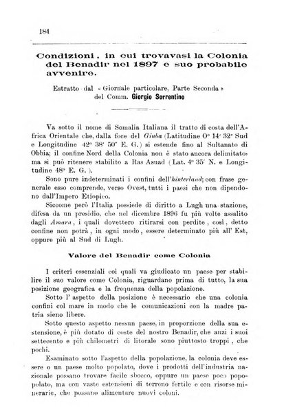 Bollettino della Società africana d'Italia periodico mensile