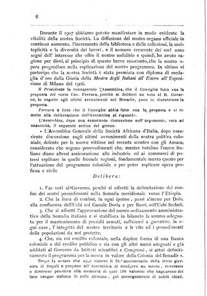 Bollettino della Società africana d'Italia periodico mensile