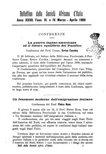 Bollettino della Società africana d'Italia periodico mensile