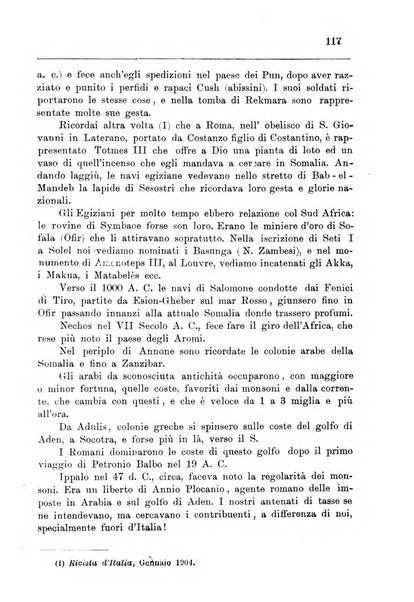 Bollettino della Società africana d'Italia periodico mensile