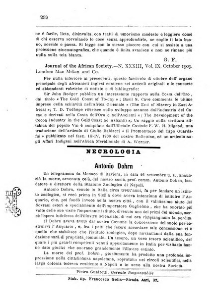 Bollettino della Società africana d'Italia periodico mensile