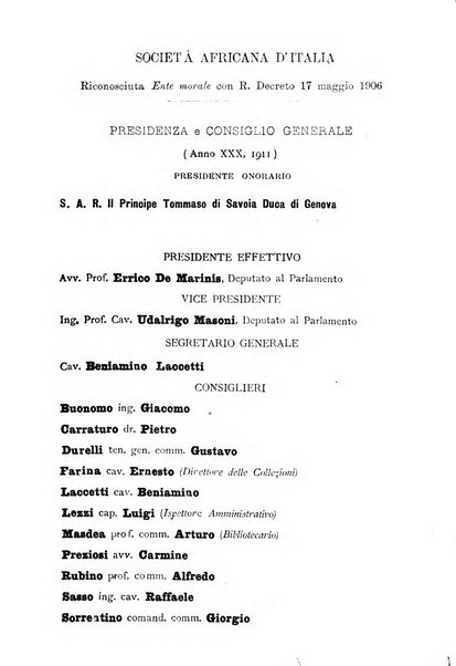 Bollettino della Società africana d'Italia periodico mensile