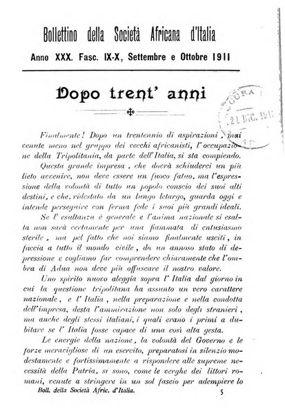 Bollettino della Società africana d'Italia periodico mensile