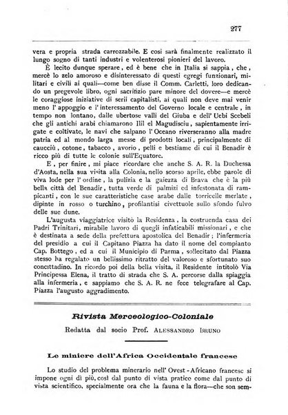 Bollettino della Società africana d'Italia periodico mensile