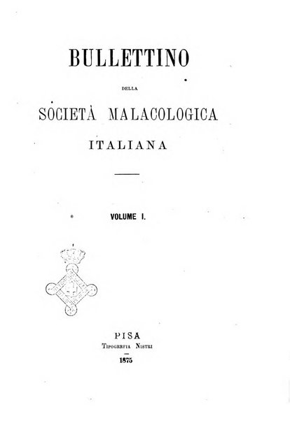 Bullettino della Societa malacologica italiana