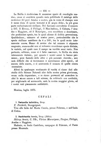 Bullettino della Societa malacologica italiana