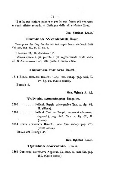 Bullettino della Societa malacologica italiana