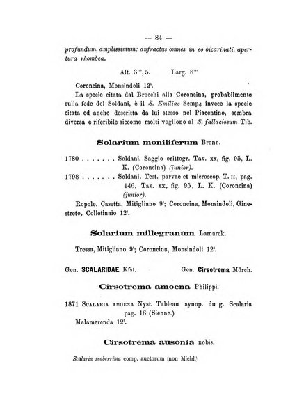 Bullettino della Societa malacologica italiana