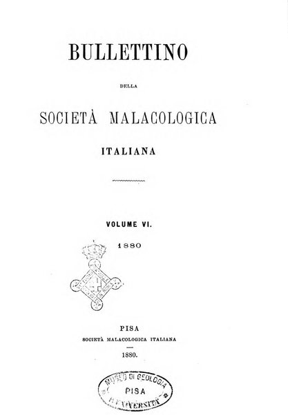 Bullettino della Societa malacologica italiana
