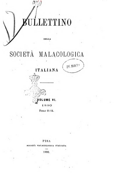 Bullettino della Societa malacologica italiana