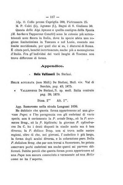 Bullettino della Societa malacologica italiana