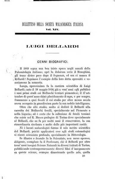 Bullettino della Societa malacologica italiana