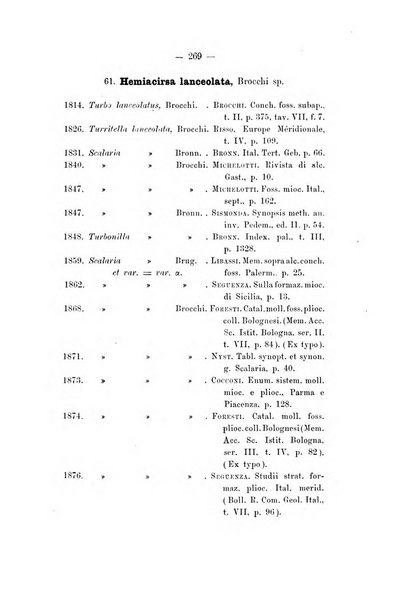 Bullettino della Societa malacologica italiana