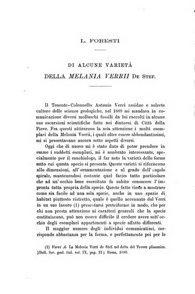 Bullettino della Societa malacologica italiana