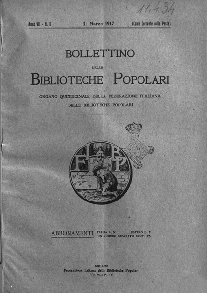 Bollettino delle biblioteche popolari