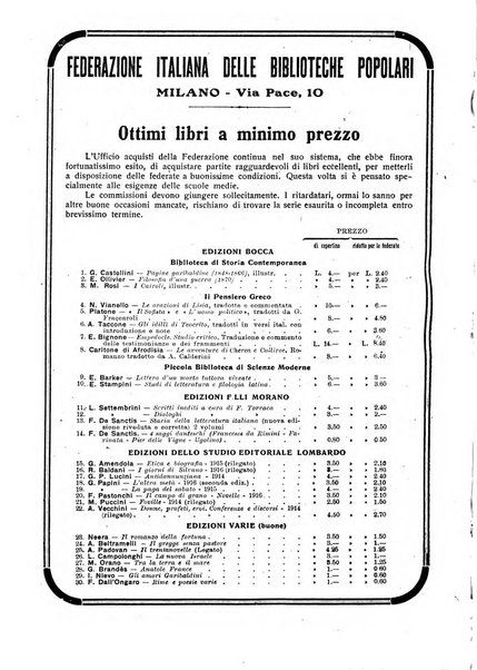 Bollettino delle biblioteche popolari