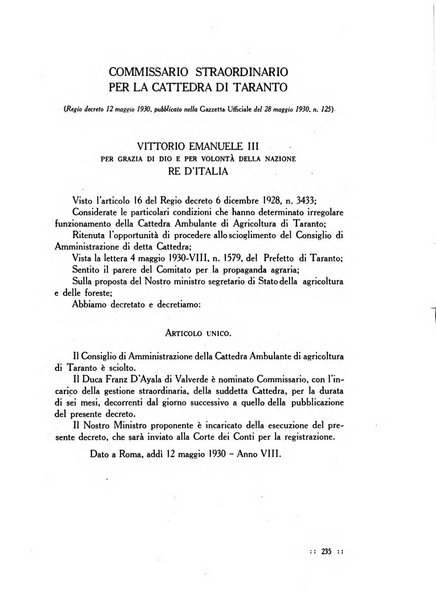 Bollettino delle cattedre ambulanti di agricoltura