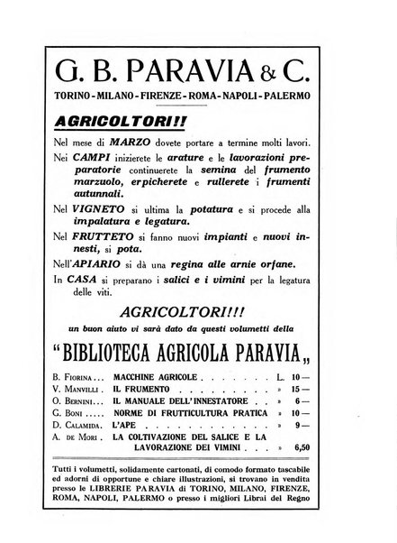 Bollettino delle cattedre ambulanti di agricoltura