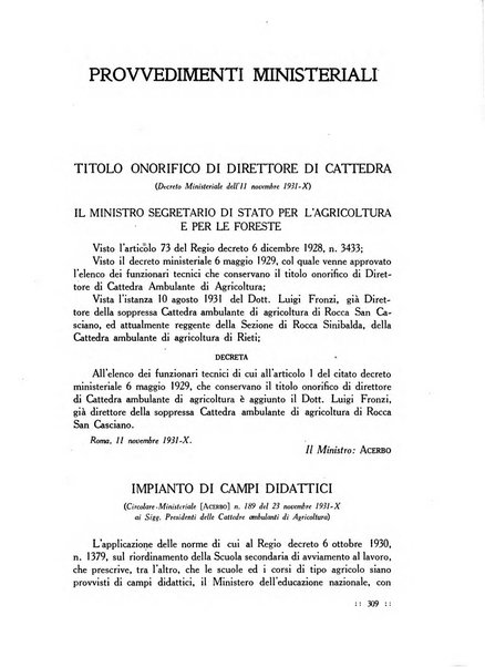 Bollettino delle cattedre ambulanti di agricoltura