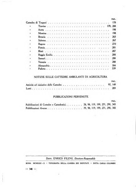 Bollettino delle cattedre ambulanti di agricoltura