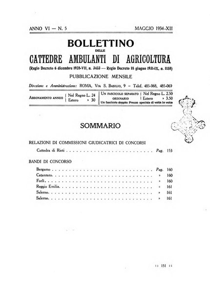 Bollettino delle cattedre ambulanti di agricoltura