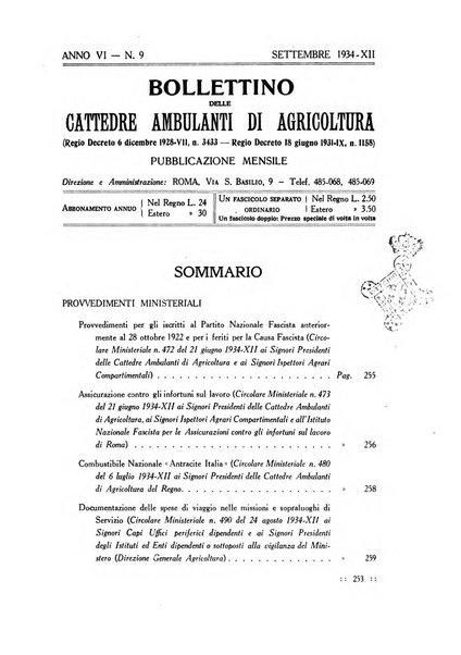 Bollettino delle cattedre ambulanti di agricoltura