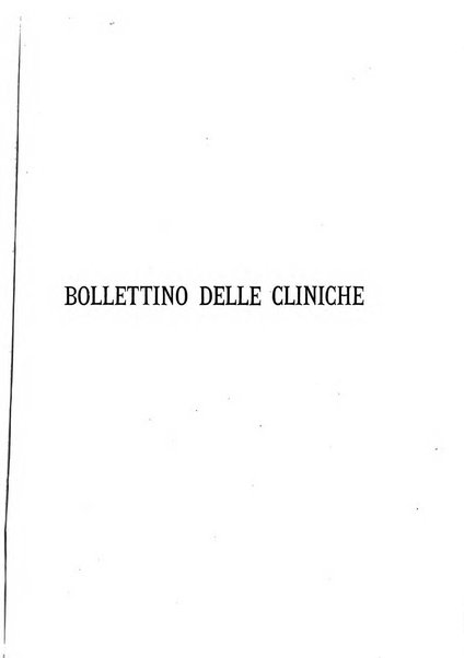 Bollettino delle cliniche pubblicazione settimanale