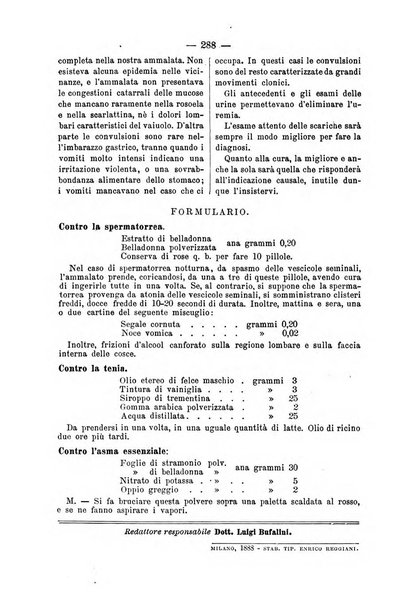 Bollettino delle cliniche pubblicazione settimanale