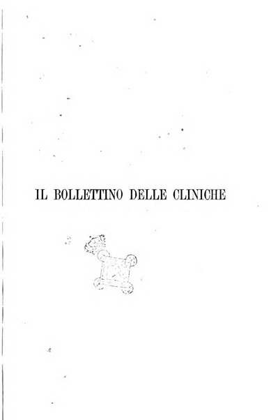 Bollettino delle cliniche pubblicazione settimanale