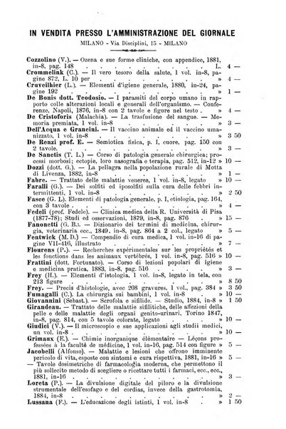 Bollettino delle cliniche pubblicazione settimanale