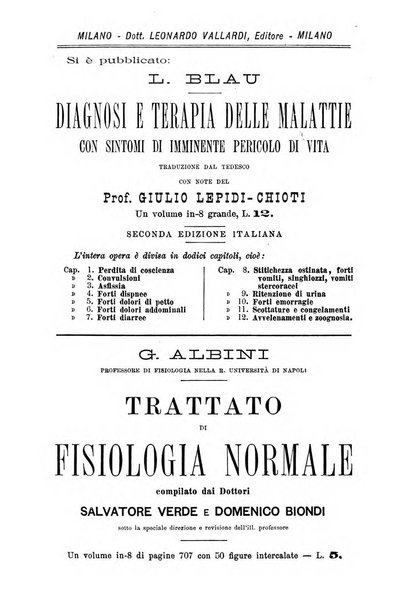 Bollettino delle cliniche pubblicazione settimanale