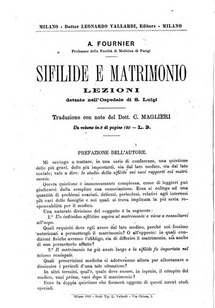 Bollettino delle cliniche pubblicazione settimanale