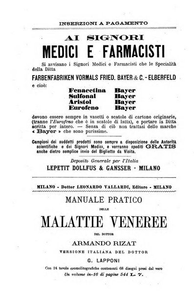 Bollettino delle cliniche pubblicazione settimanale